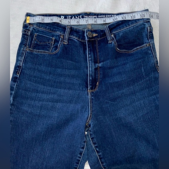 Women’s REITMANS The Insider super high rise dark blue wash skinny jeans size 30 - Picture 7 of 12